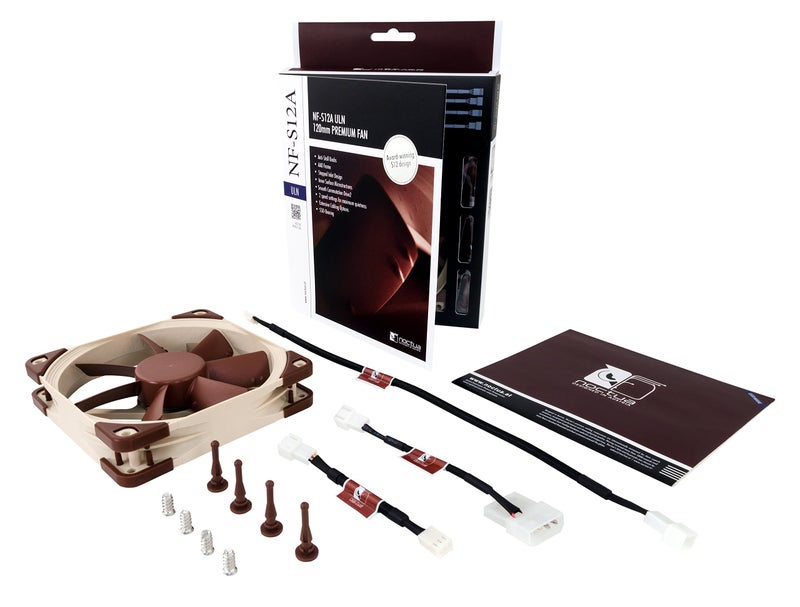 Noctua NF-S12A ULN, Ultra Quiet Silent Fan, 3-Pin (120mm, Brown) - Image 3